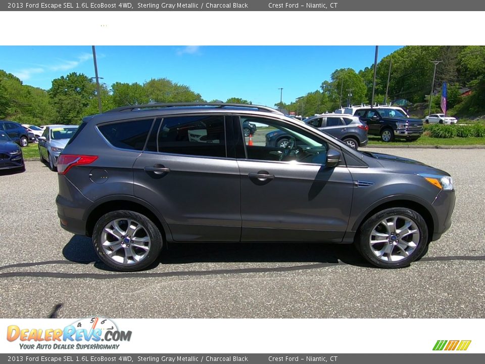 2013 Ford Escape SEL 1.6L EcoBoost 4WD Sterling Gray Metallic / Charcoal Black Photo #8