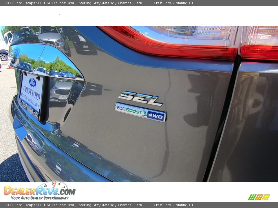 2013 Ford Escape SEL 1.6L EcoBoost 4WD Sterling Gray Metallic / Charcoal Black Photo #9