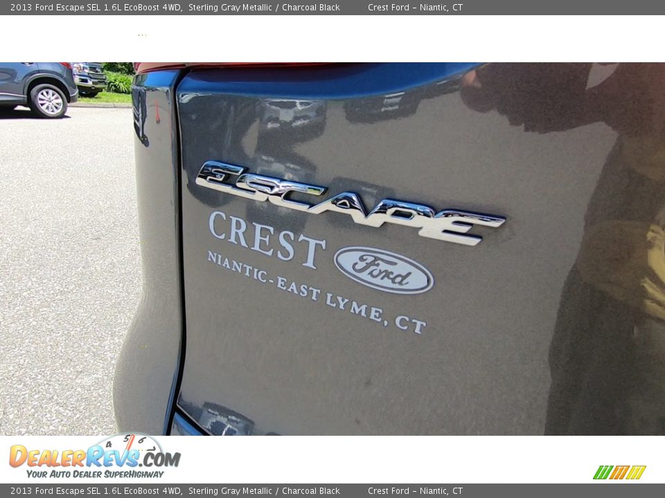 2013 Ford Escape SEL 1.6L EcoBoost 4WD Sterling Gray Metallic / Charcoal Black Photo #10