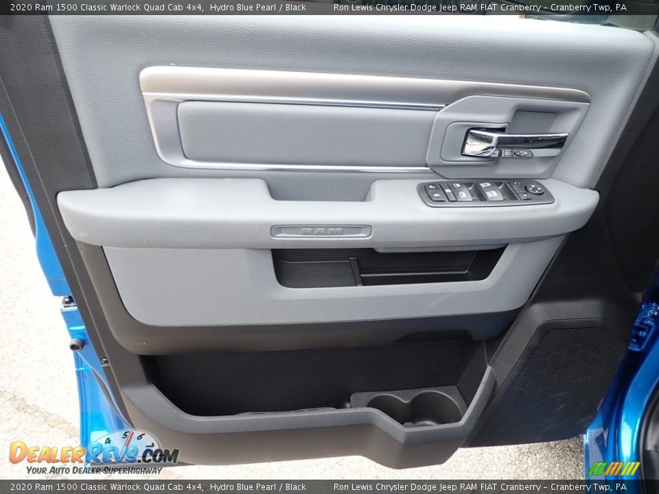 2020 Ram 1500 Classic Warlock Quad Cab 4x4 Hydro Blue Pearl / Black Photo #14