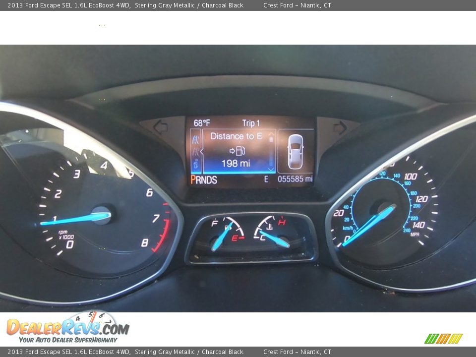 2013 Ford Escape SEL 1.6L EcoBoost 4WD Sterling Gray Metallic / Charcoal Black Photo #14