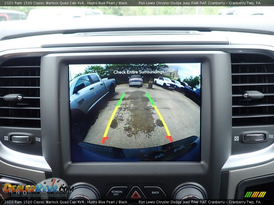 2020 Ram 1500 Classic Warlock Quad Cab 4x4 Hydro Blue Pearl / Black Photo #18