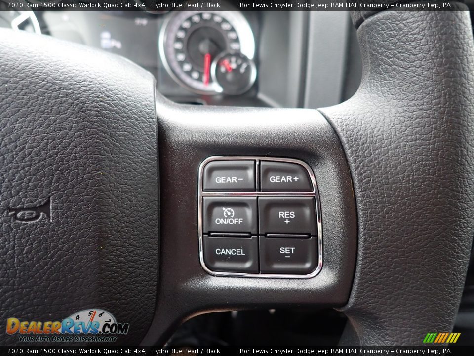 2020 Ram 1500 Classic Warlock Quad Cab 4x4 Hydro Blue Pearl / Black Photo #19