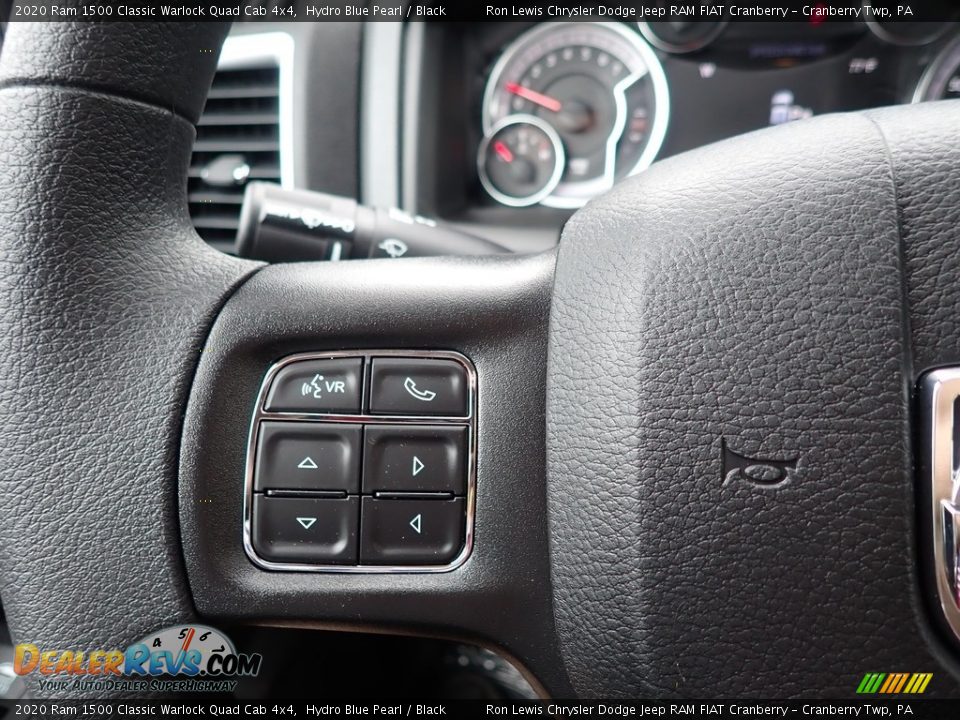 2020 Ram 1500 Classic Warlock Quad Cab 4x4 Hydro Blue Pearl / Black Photo #20