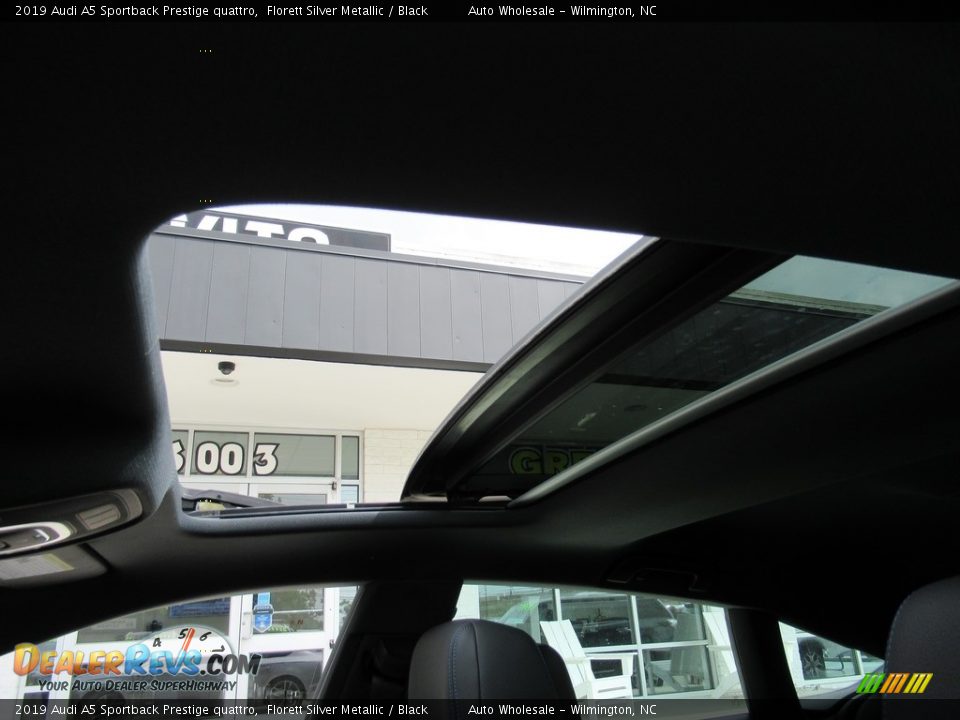 2019 Audi A5 Sportback Prestige quattro Florett Silver Metallic / Black Photo #13