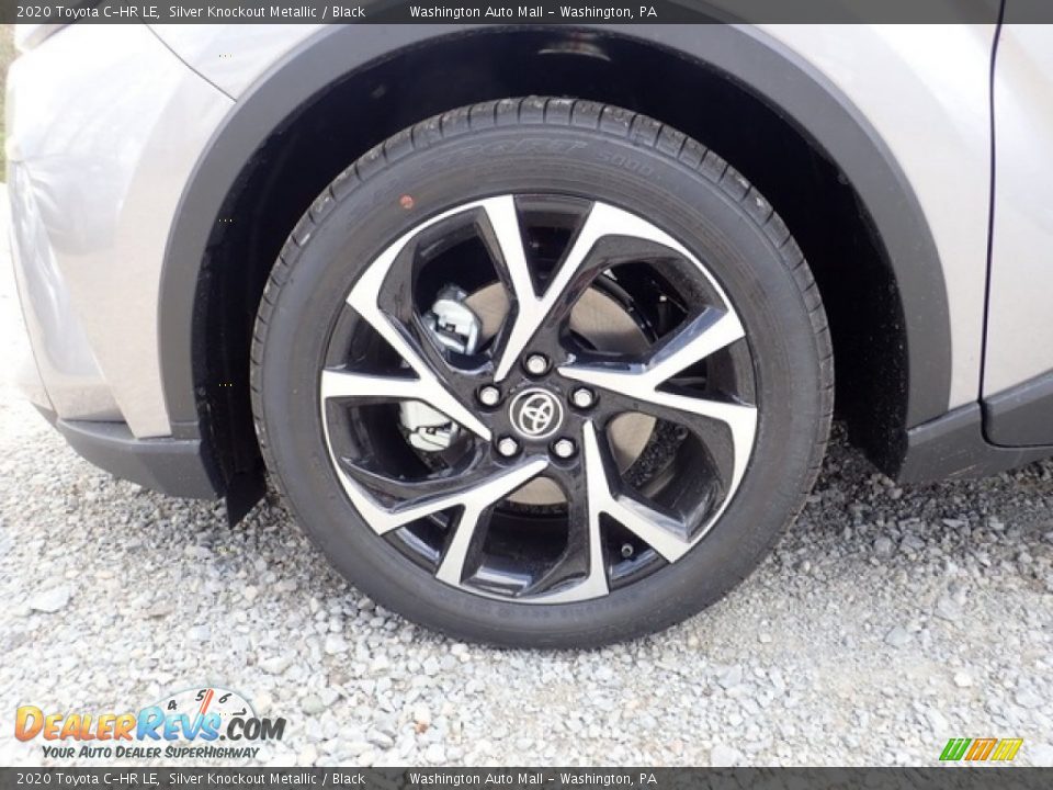2020 Toyota C-HR LE Silver Knockout Metallic / Black Photo #6