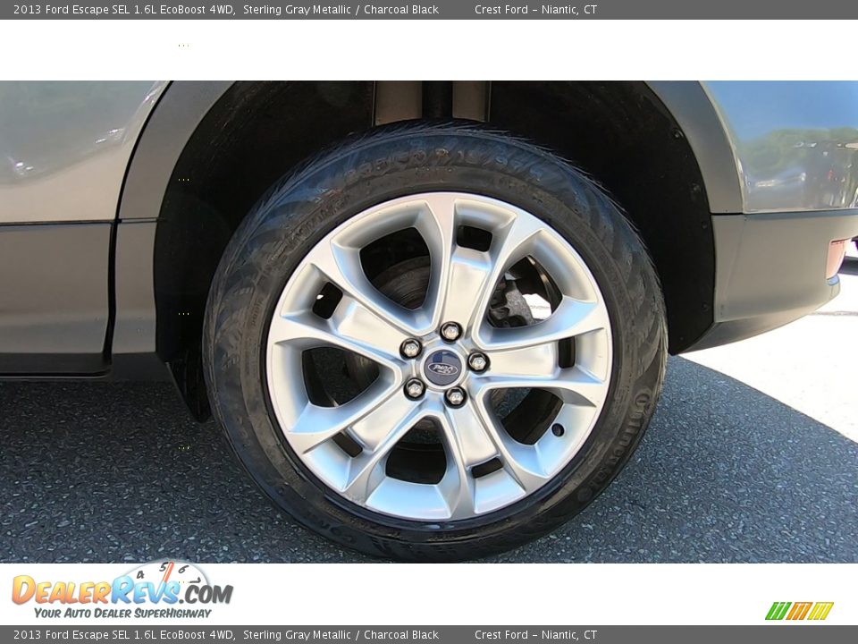 2013 Ford Escape SEL 1.6L EcoBoost 4WD Sterling Gray Metallic / Charcoal Black Photo #20