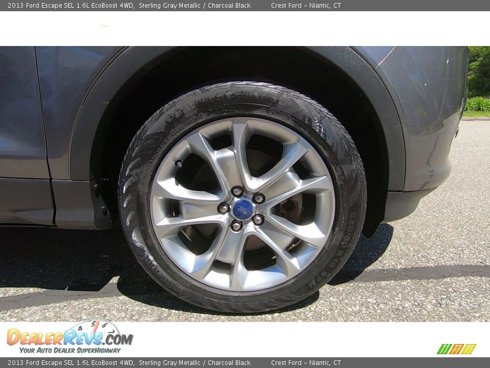 2013 Ford Escape SEL 1.6L EcoBoost 4WD Sterling Gray Metallic / Charcoal Black Photo #26