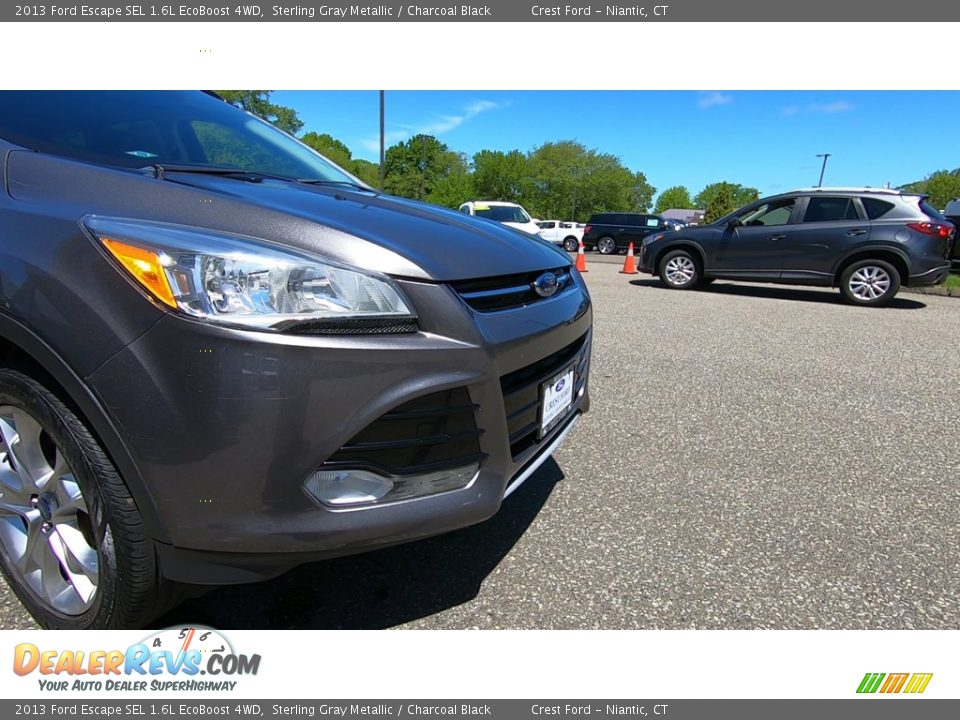 2013 Ford Escape SEL 1.6L EcoBoost 4WD Sterling Gray Metallic / Charcoal Black Photo #27