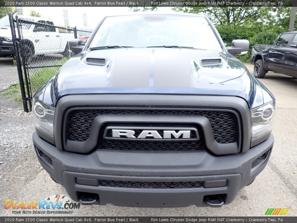 2020 Ram 1500 Classic Warlock Quad Cab 4x4 Patriot Blue Pearl / Black Photo #8