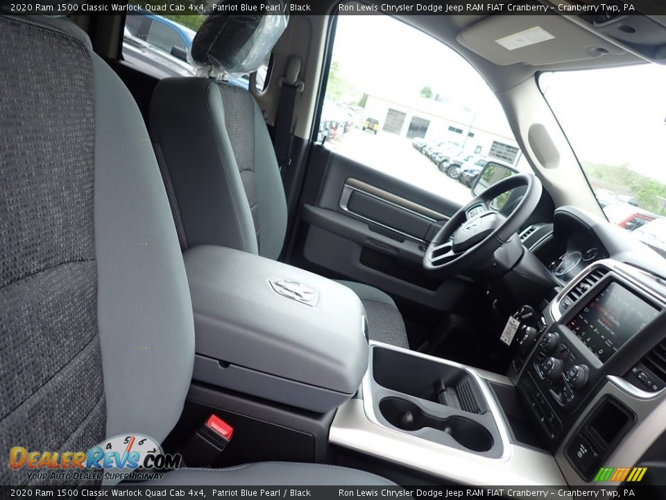 2020 Ram 1500 Classic Warlock Quad Cab 4x4 Patriot Blue Pearl / Black Photo #9