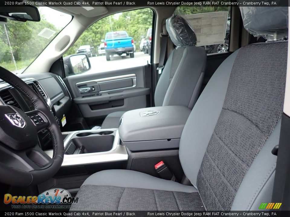 2020 Ram 1500 Classic Warlock Quad Cab 4x4 Patriot Blue Pearl / Black Photo #12