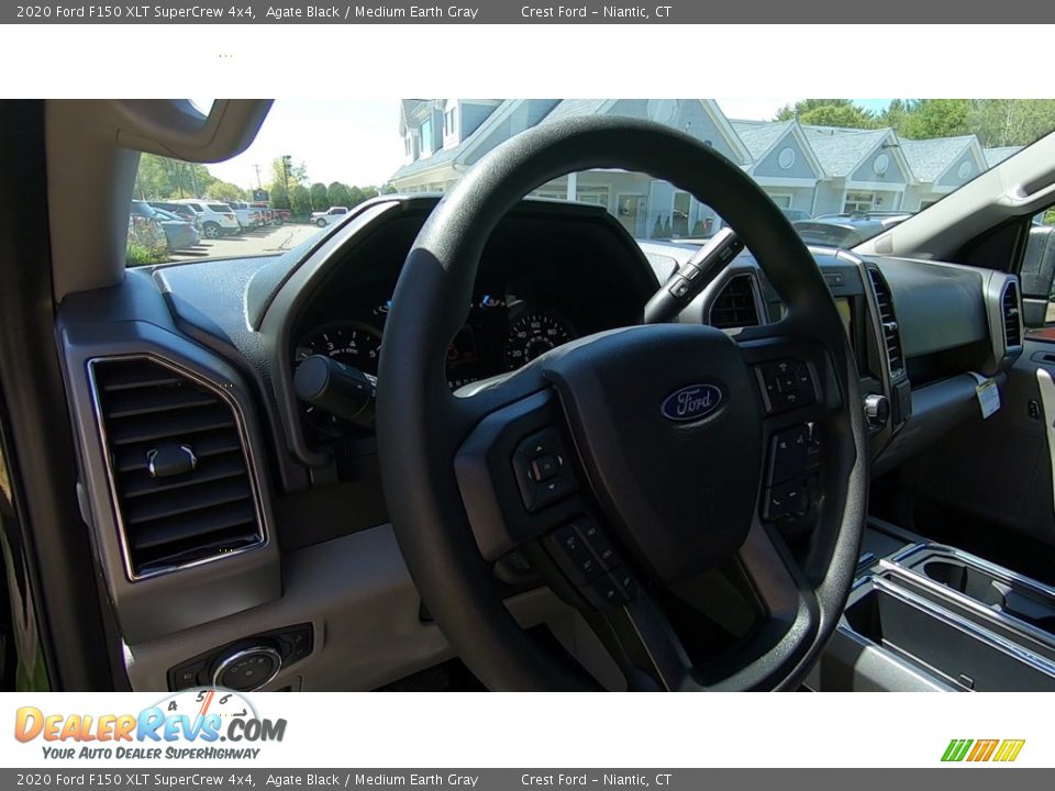 2020 Ford F150 XLT SuperCrew 4x4 Agate Black / Medium Earth Gray Photo #10
