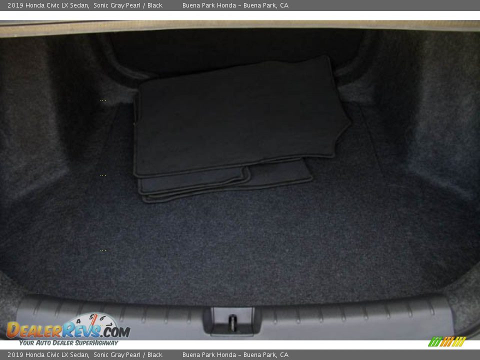 2019 Honda Civic LX Sedan Sonic Gray Pearl / Black Photo #21