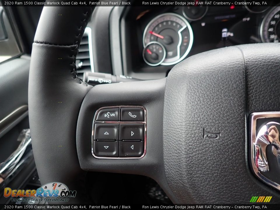2020 Ram 1500 Classic Warlock Quad Cab 4x4 Patriot Blue Pearl / Black Photo #19