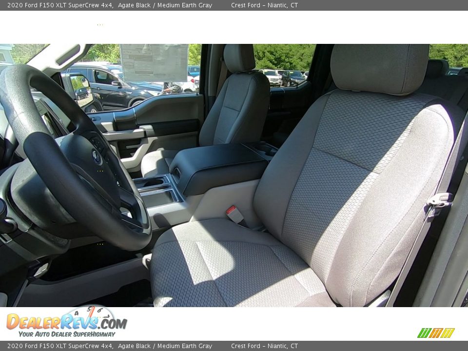 2020 Ford F150 XLT SuperCrew 4x4 Agate Black / Medium Earth Gray Photo #11