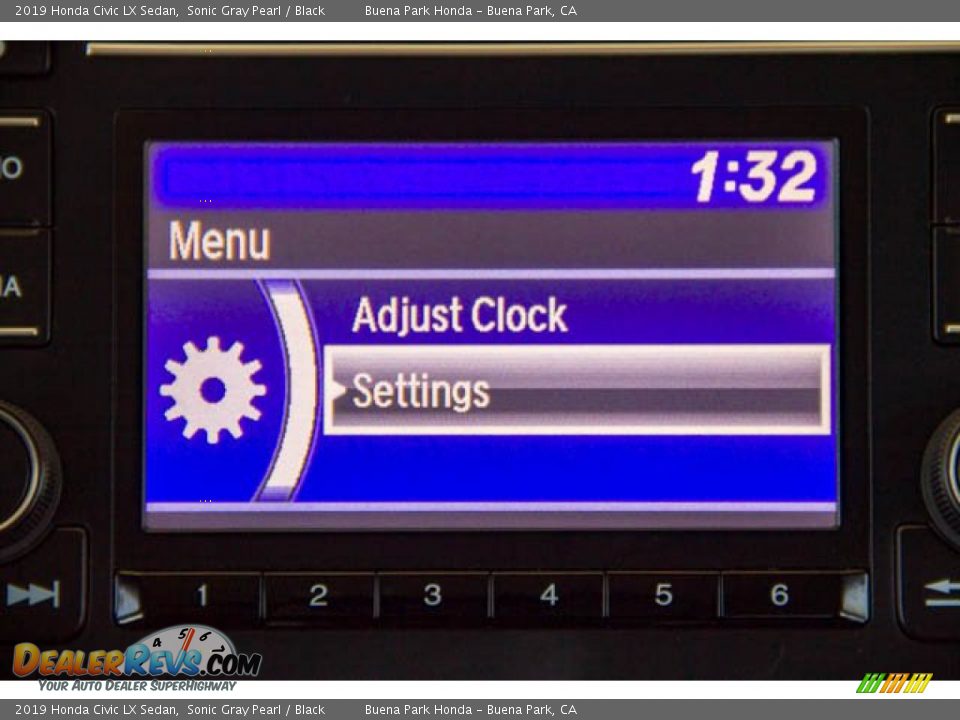 2019 Honda Civic LX Sedan Sonic Gray Pearl / Black Photo #26