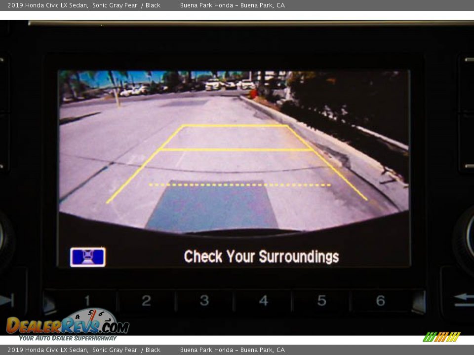 2019 Honda Civic LX Sedan Sonic Gray Pearl / Black Photo #27