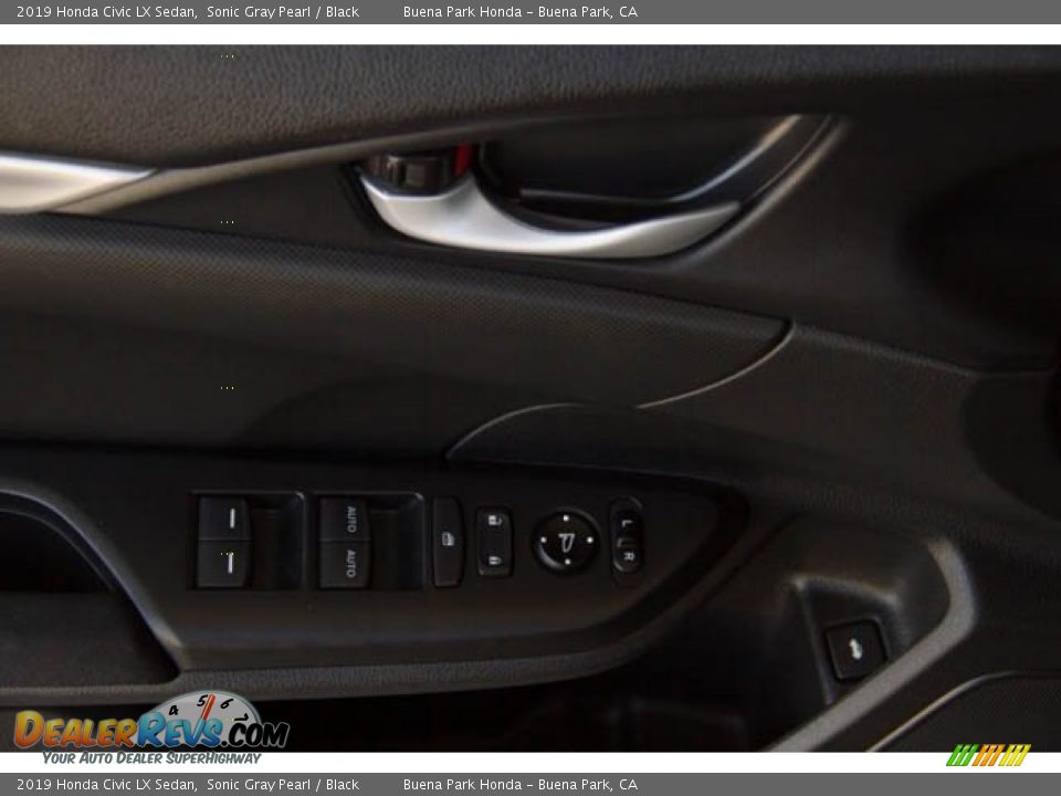 2019 Honda Civic LX Sedan Sonic Gray Pearl / Black Photo #30
