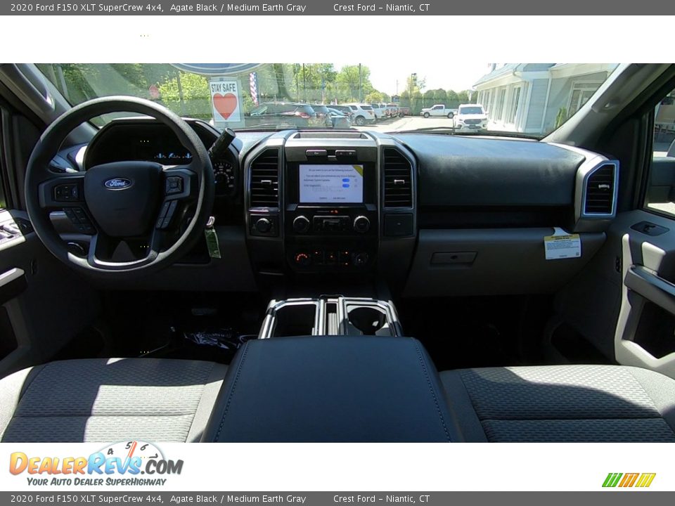 2020 Ford F150 XLT SuperCrew 4x4 Agate Black / Medium Earth Gray Photo #18