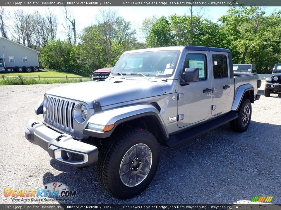 2020 Jeep Gladiator Overland 4x4 Billet Silver Metallic / Black Photo #1