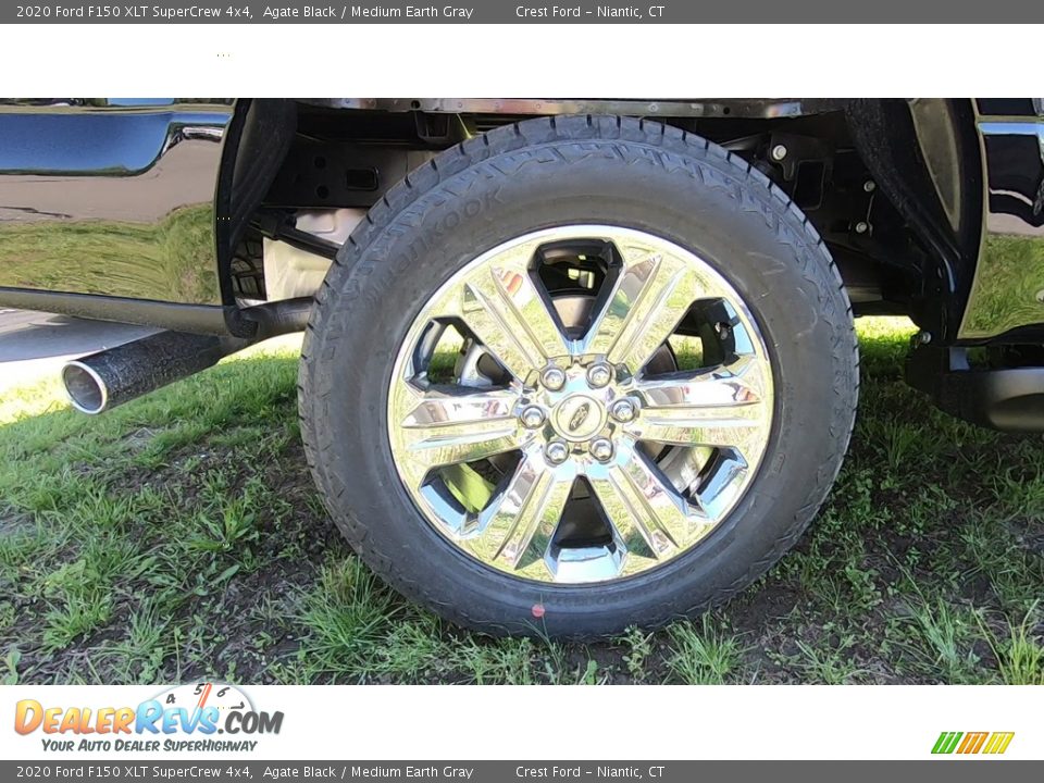 2020 Ford F150 XLT SuperCrew 4x4 Agate Black / Medium Earth Gray Photo #21