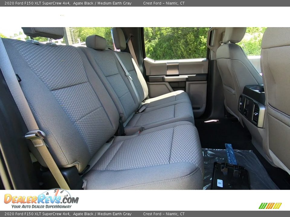 2020 Ford F150 XLT SuperCrew 4x4 Agate Black / Medium Earth Gray Photo #22