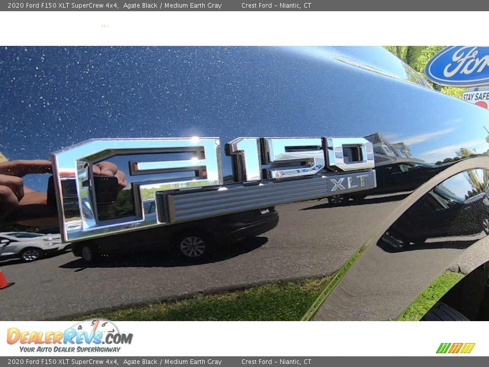 2020 Ford F150 XLT SuperCrew 4x4 Agate Black / Medium Earth Gray Photo #25