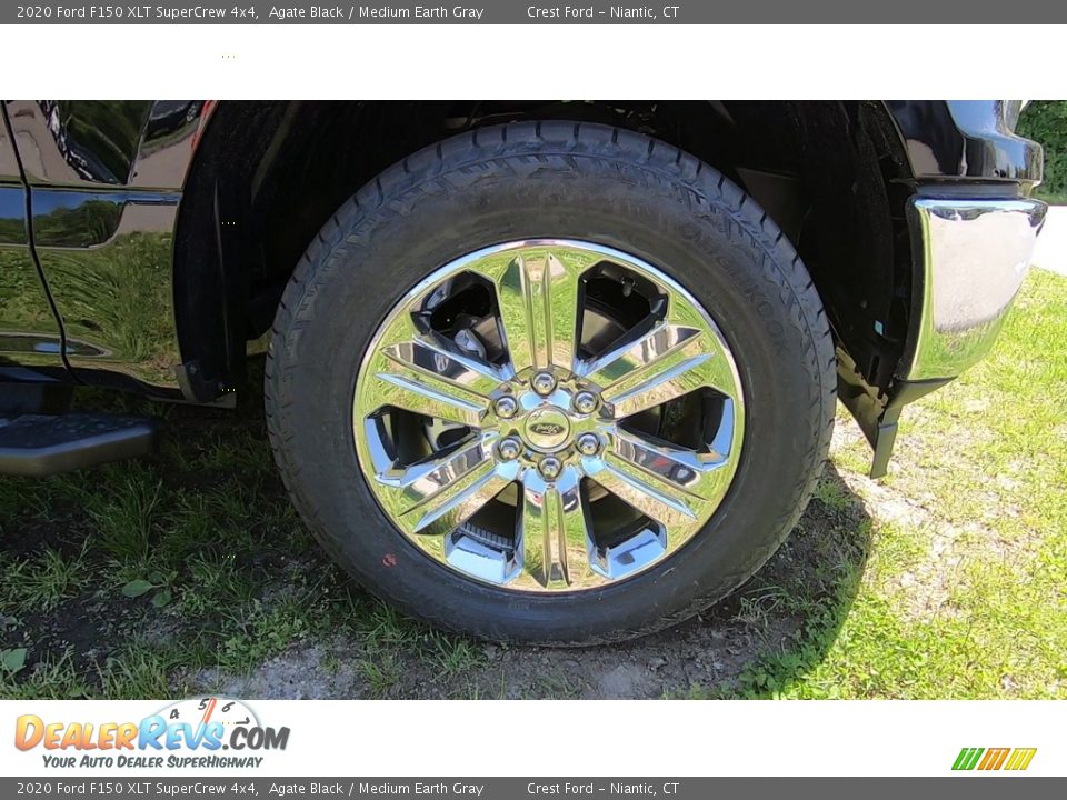 2020 Ford F150 XLT SuperCrew 4x4 Agate Black / Medium Earth Gray Photo #26