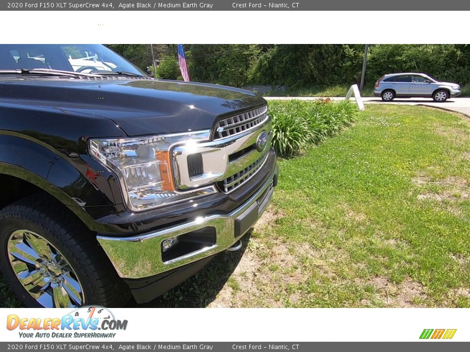 2020 Ford F150 XLT SuperCrew 4x4 Agate Black / Medium Earth Gray Photo #27