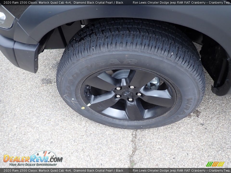 2020 Ram 1500 Classic Warlock Quad Cab 4x4 Diamond Black Crystal Pearl / Black Photo #2