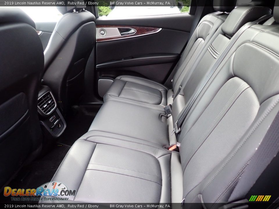 Rear Seat of 2019 Lincoln Nautilus Reserve AWD Photo #12