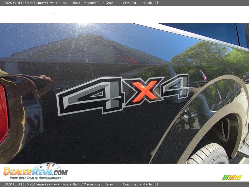 2020 Ford F150 XLT SuperCrew 4x4 Agate Black / Medium Earth Gray Photo #9