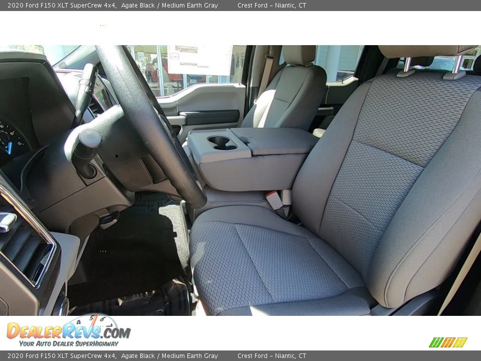 2020 Ford F150 XLT SuperCrew 4x4 Agate Black / Medium Earth Gray Photo #11