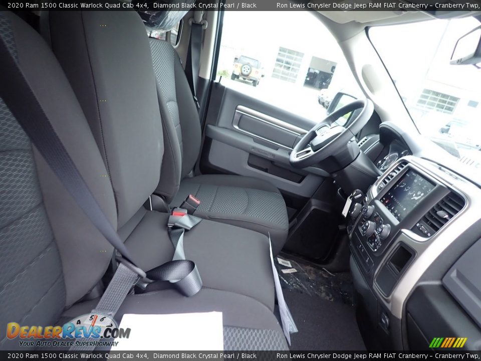 2020 Ram 1500 Classic Warlock Quad Cab 4x4 Diamond Black Crystal Pearl / Black Photo #10