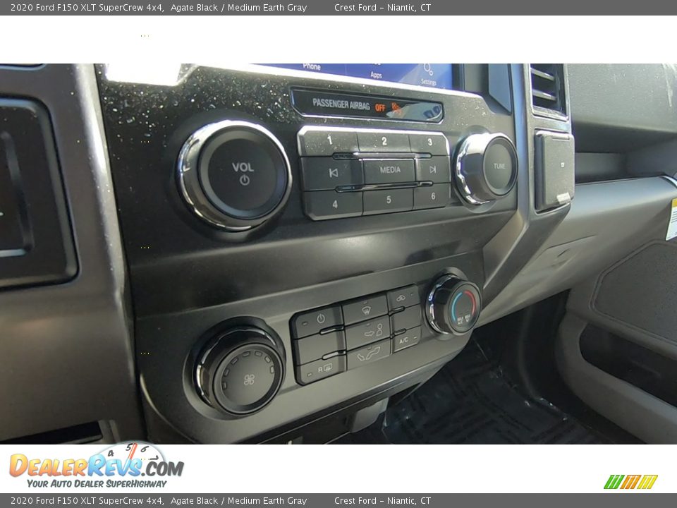2020 Ford F150 XLT SuperCrew 4x4 Agate Black / Medium Earth Gray Photo #15