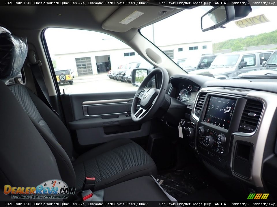 2020 Ram 1500 Classic Warlock Quad Cab 4x4 Diamond Black Crystal Pearl / Black Photo #11