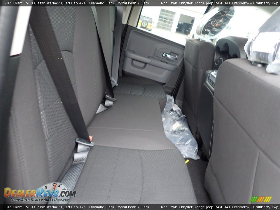 2020 Ram 1500 Classic Warlock Quad Cab 4x4 Diamond Black Crystal Pearl / Black Photo #12