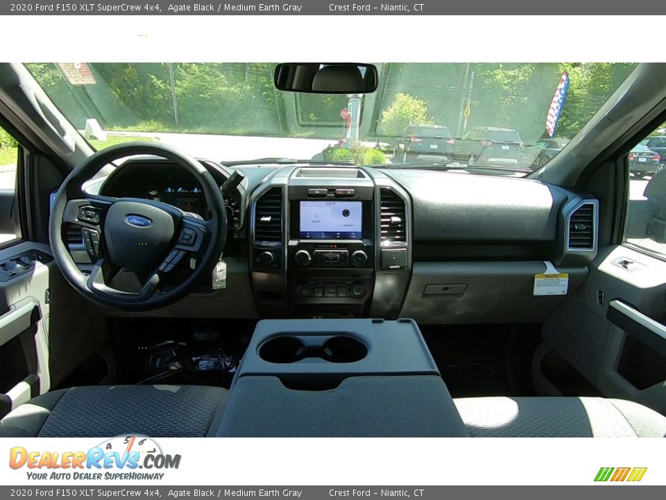 2020 Ford F150 XLT SuperCrew 4x4 Agate Black / Medium Earth Gray Photo #18