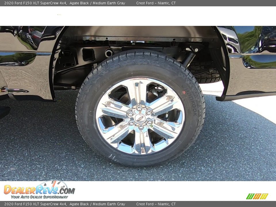 2020 Ford F150 XLT SuperCrew 4x4 Agate Black / Medium Earth Gray Photo #19