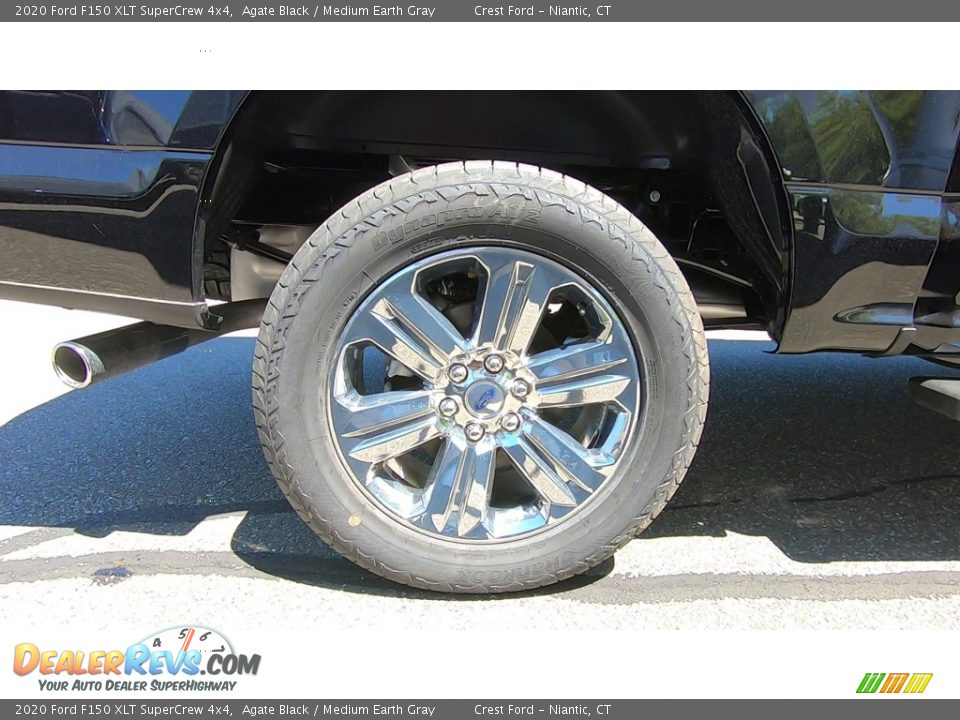 2020 Ford F150 XLT SuperCrew 4x4 Agate Black / Medium Earth Gray Photo #21