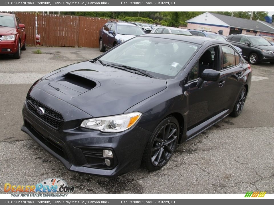 2018 Subaru WRX Premium Dark Gray Metallic / Carbon Black Photo #1