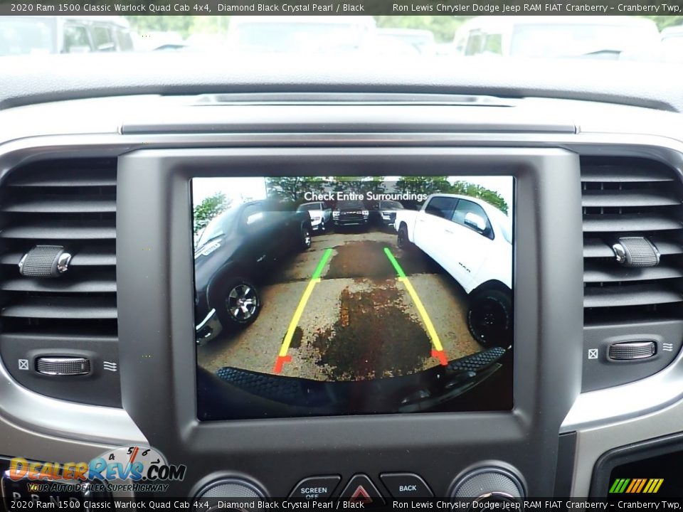 2020 Ram 1500 Classic Warlock Quad Cab 4x4 Diamond Black Crystal Pearl / Black Photo #18