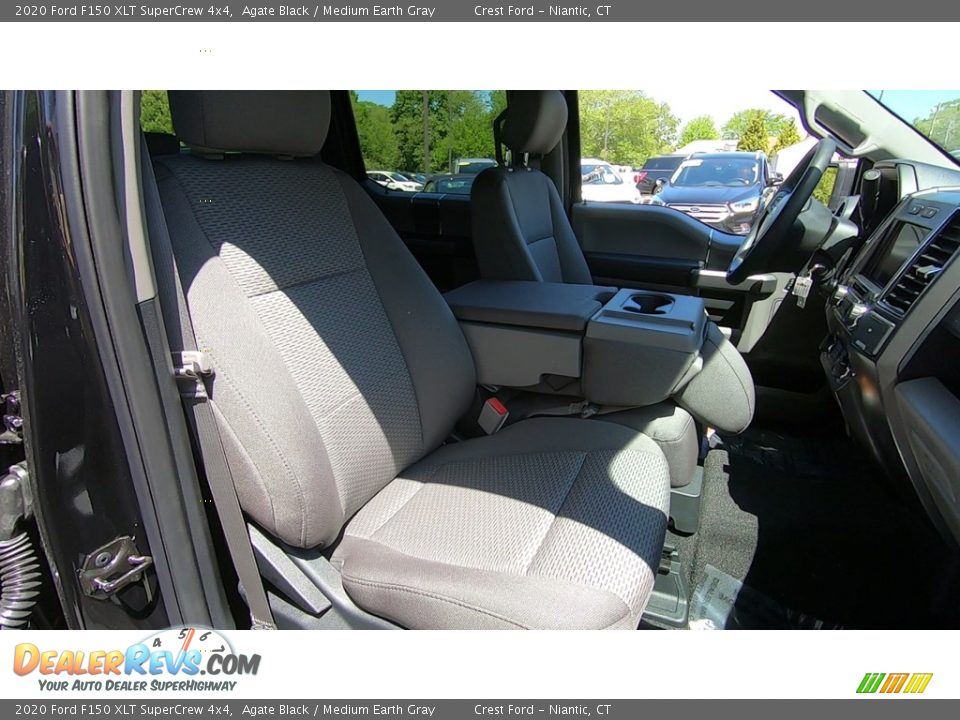 2020 Ford F150 XLT SuperCrew 4x4 Agate Black / Medium Earth Gray Photo #23