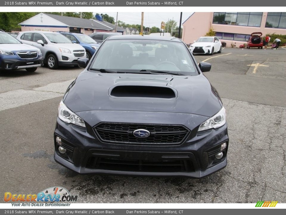 2018 Subaru WRX Premium Dark Gray Metallic / Carbon Black Photo #2