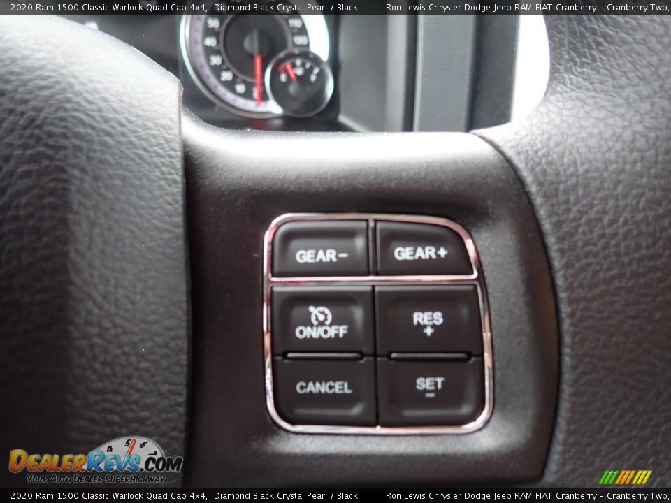 2020 Ram 1500 Classic Warlock Quad Cab 4x4 Diamond Black Crystal Pearl / Black Photo #19