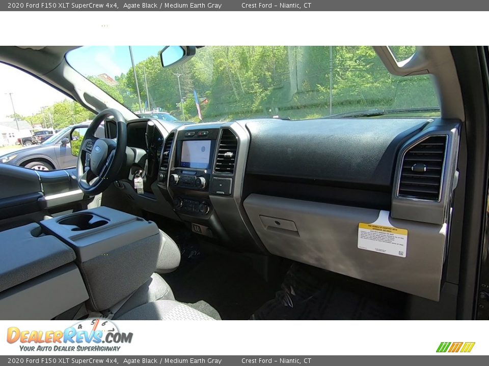 2020 Ford F150 XLT SuperCrew 4x4 Agate Black / Medium Earth Gray Photo #24