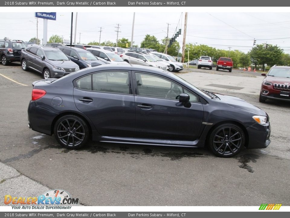 2018 Subaru WRX Premium Dark Gray Metallic / Carbon Black Photo #4