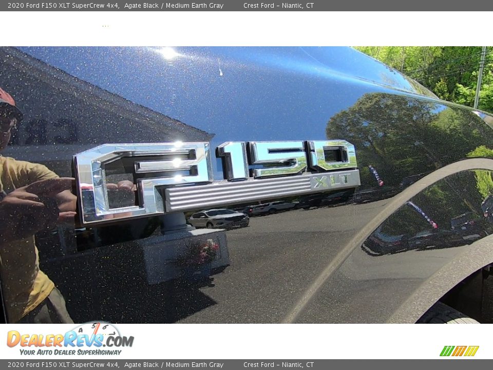 2020 Ford F150 XLT SuperCrew 4x4 Agate Black / Medium Earth Gray Photo #25