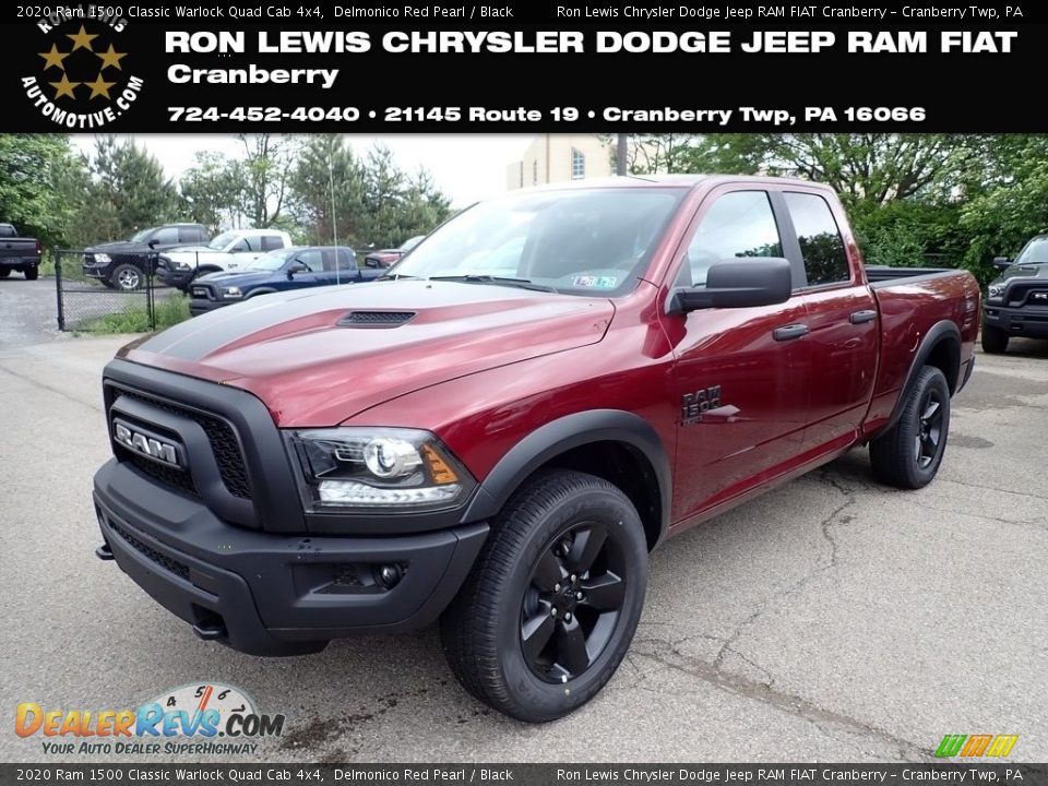 2020 Ram 1500 Classic Warlock Quad Cab 4x4 Delmonico Red Pearl / Black Photo #1